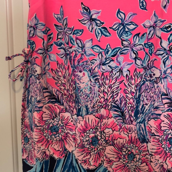 NWT Lilly Pulitzer Pink Tropics Donna Romper, 4 - Picture 6 of 7
